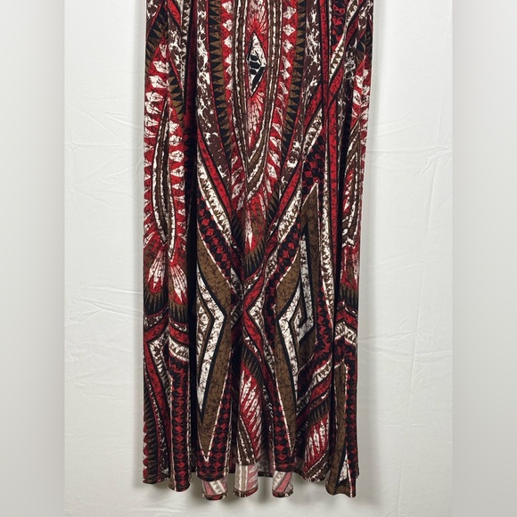 London Times Maxi Dress Tribal Boho - size 4 - Picture 4 of 9